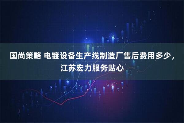 国尚策略 电镀设备生产线制造厂售后费用多少,江苏宏力服务贴心